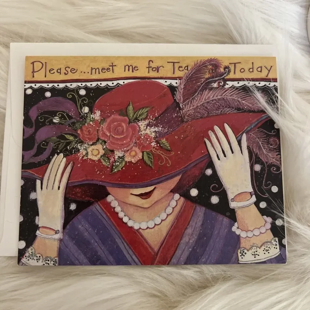 VTG Mixed Stationery Ephemera: Greeting Cards, Fruit Labels & Teacup Ornament